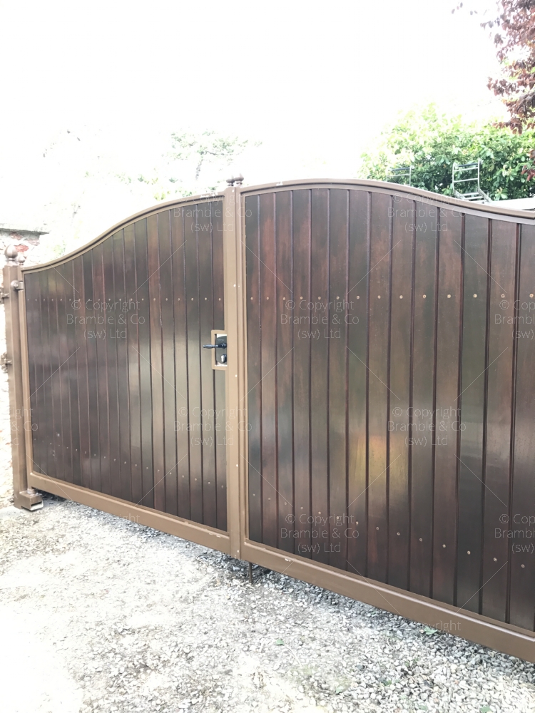 Large Wooden Gates, Exeter, Devon